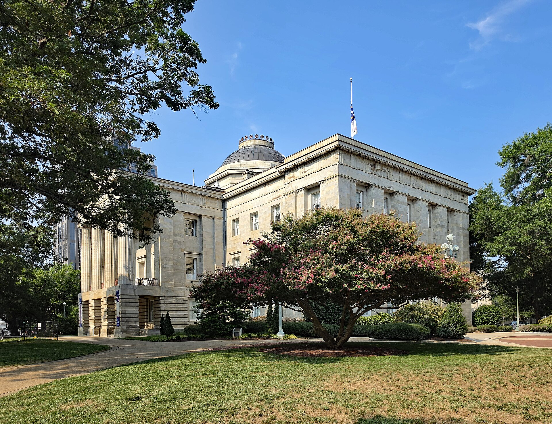 The North Carolina State Capitol in downtown Raleigh