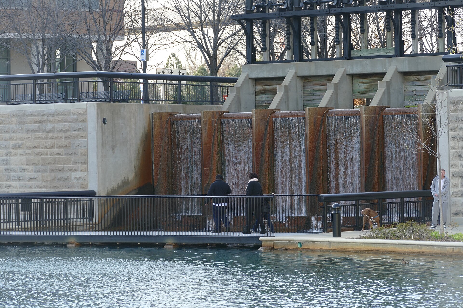 The Indianapolis Canal Walk downtown