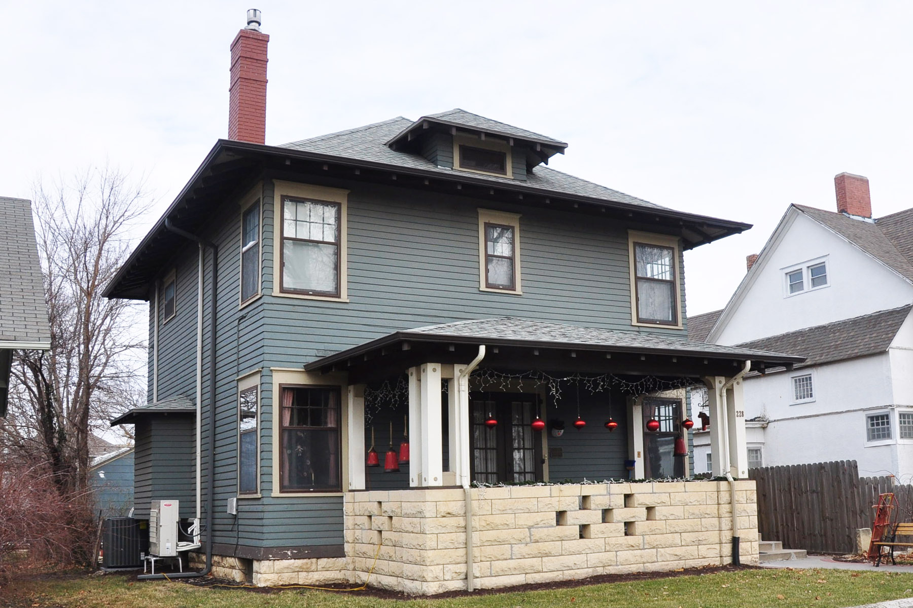 The historic Jackson-McConnell House in Junction City, Kansas