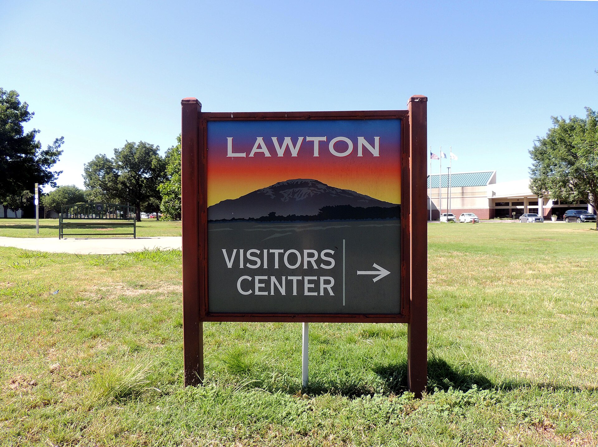 The Lawton Visitors Center and Museum of the Great Plains in Lawton, Oklahoma