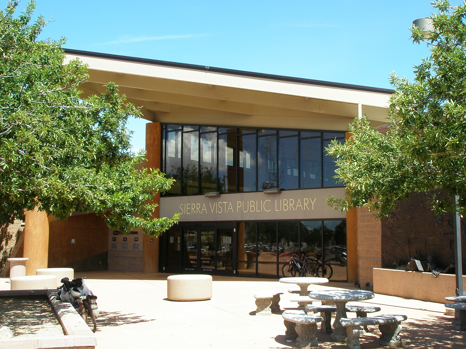 The Sierra Vista Public Library in Sierra Vista, Arizona